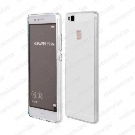 Funda carcasa para Huawei P9 Lite Gel TPU Liso mate Color Transparente