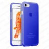 Funda carcasa para iPhone 7 4.7" Gel TPU Liso mate Color Azul