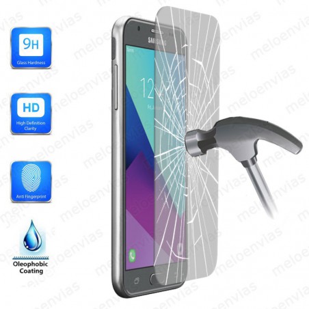 Protector de pantalla de cristal templado para Samsung Galaxy J3 2017 Vidrio Transparente