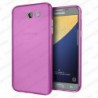 Funda carcasa para Samsung Galaxy J3 2017 Gel TPU Liso mate Color Rosa