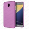 Funda carcasa para Samsung Galaxy J7 2017 Gel TPU Liso mate Color Rosa