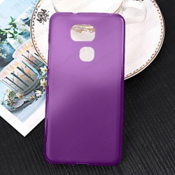 Funda para BQ Aquaris V carcasa Gel TPU Liso mate Color Morado