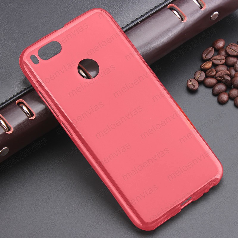 Funda para Xiaomi Mi 5X / Mi A1 carcasa Gel TPU Liso mate Color Rosa
