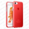 Funda para iPhone 8 (4.7) carcasa Gel TPU Liso mate Color Rojo