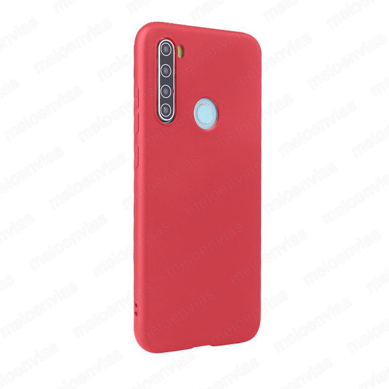 Funda carcasa para Xiaomi Redmi Note 8T Gel TPU Liso mate Color Rosa