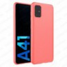 Funda carcasa para Samsung Galaxy A41 Gel TPU Liso mate Color Rosa