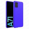 Funda carcasa para Samsung Galaxy A71 Gel TPU Liso mate Color Azul