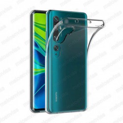 Funda carcasa para Xiaomi Mi Note 10 Gel TPU Liso mate Color Transparente