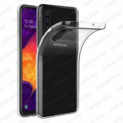 Funda carcasa para Samsung Galaxy A70 Gel TPU Liso 100% Transparente