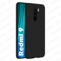 Funda carcasa para Xiaomi Redmi 9 Gel TPU Liso mate Color Negro