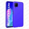 Funda carcasa para Huawei P40 Lite Gel TPU Liso mate Color Azul