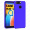 Funda carcasa para Alcatel 1S 2019 Gel TPU Liso mate Color Azul