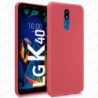 Funda carcasa para LG K40 Gel TPU Liso mate Color Rosa