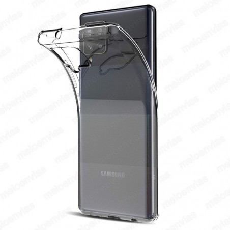 Funda carcasa para Samsung Galaxy A12 5G / 4G Gel TPU Liso 100% Transparente