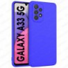 Funda carcasa para Samsung Galaxy A33 5G Gel TPU Liso mate Color Azul