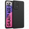 Funda carcasa para Samsung Galaxy A33 5G Gel TPU Liso mate Color Negro