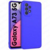 Funda carcasa para Samsung Galaxy A73 5G Gel TPU Liso mate Color Azul